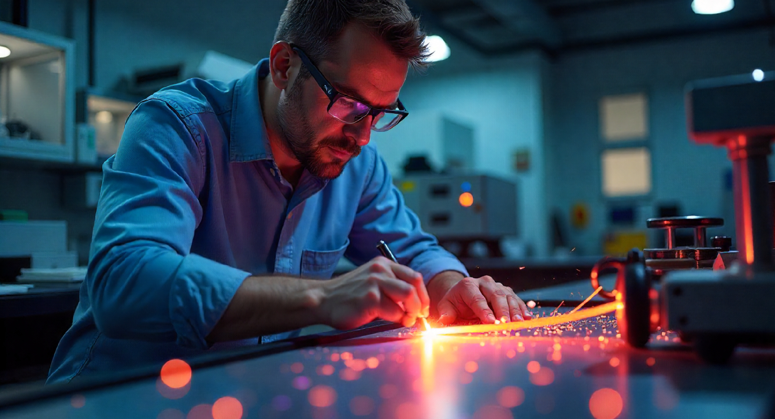 Laser cleaving process for optical fibre