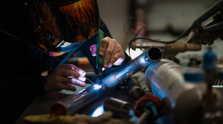 Blue laser welding of copper battery busbars
