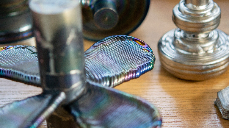 Permanent laser mark on a titanium aerospace fastener